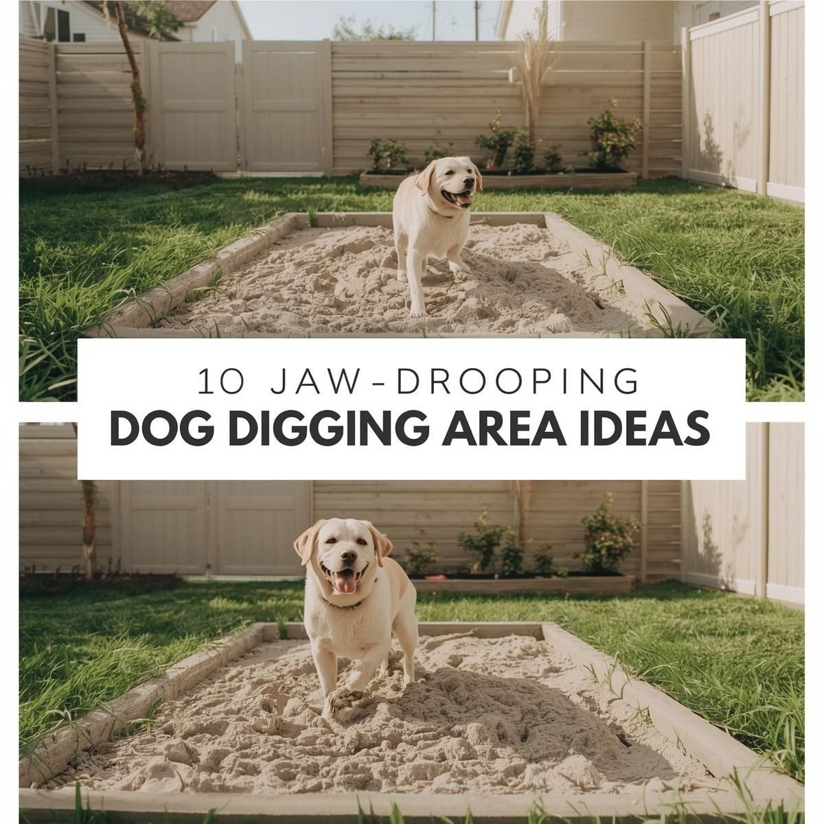 Jaw-Dropping Dog Digging Area Ideas (That Save Your Yard and Make Your ...