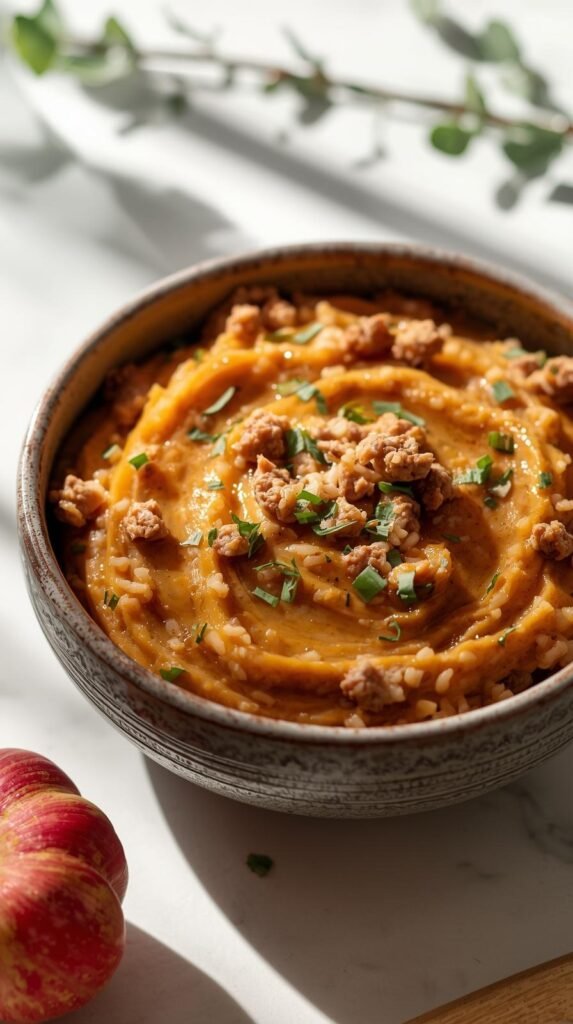 Ground Turkey & Pumpkin Digestive Bowl