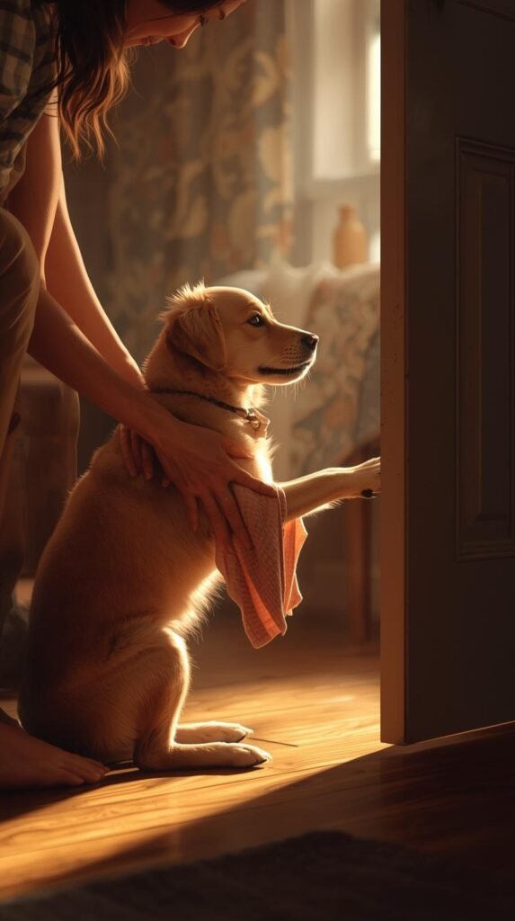 DIY Paw Cleaning Station for Everyday Messes