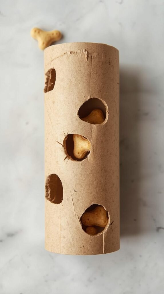 Paper Towel Roll Treat Spinner