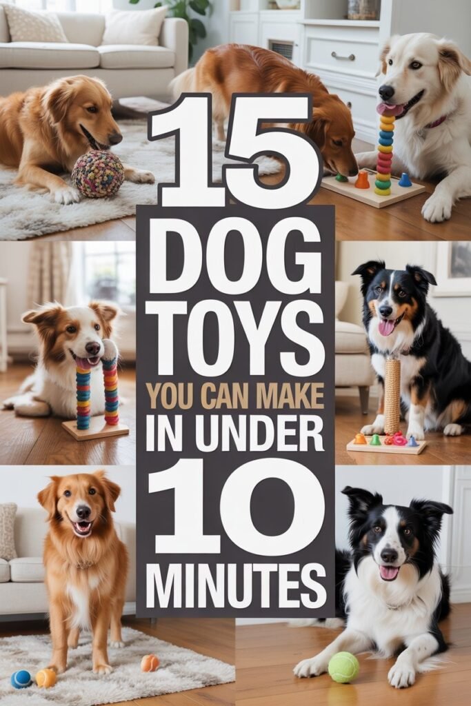 15 DIY Dog Toys You Can Make in Under 10 Minutes