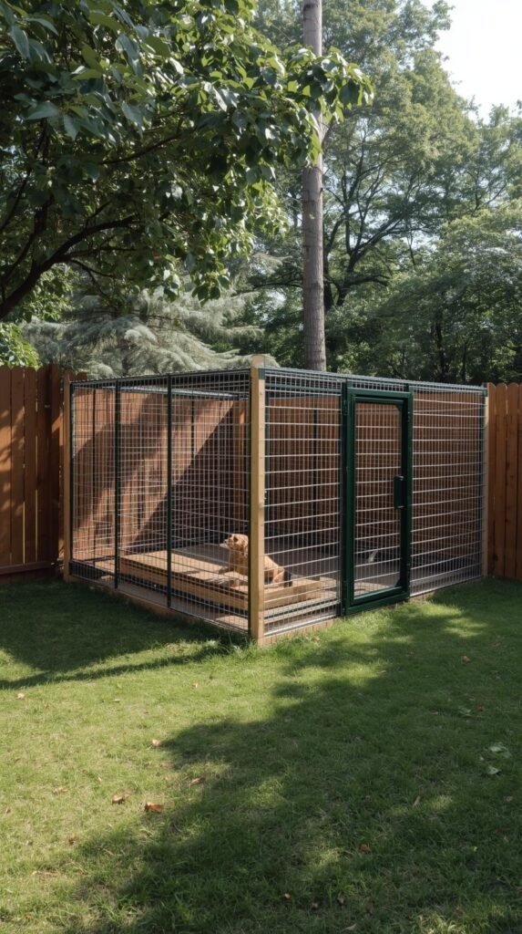 Gravel-Floor Budget Kennel