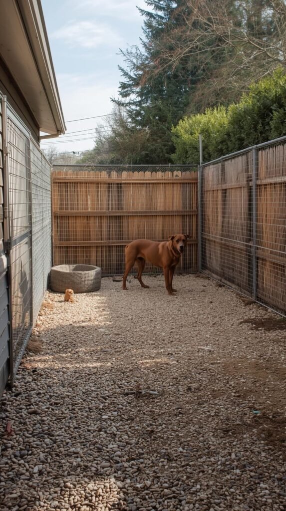 Shared Fence-Line Kennel Extension