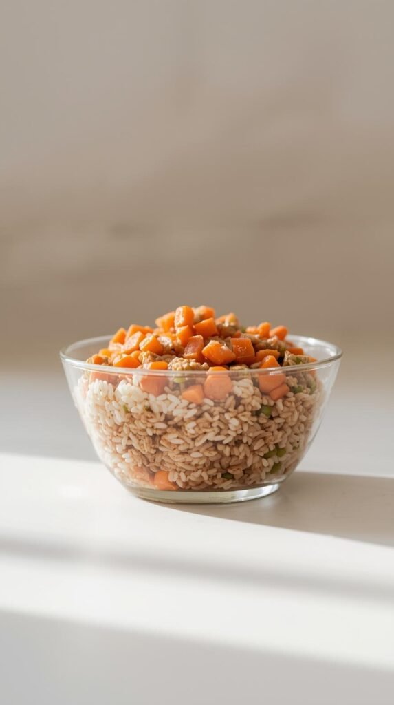 Ground Turkey & Rice Dog Food Recipe
