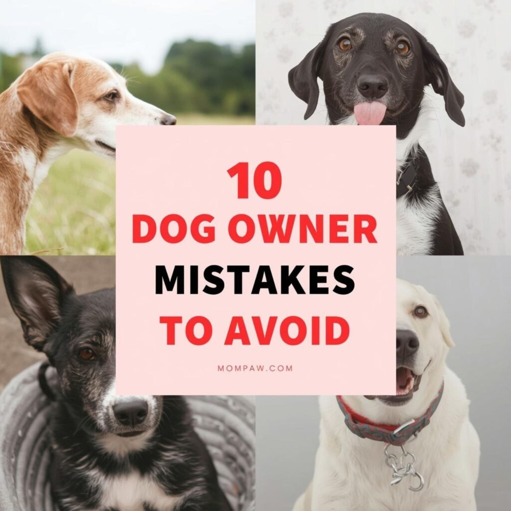 Mistakes Dog Owners Make Without Realizing