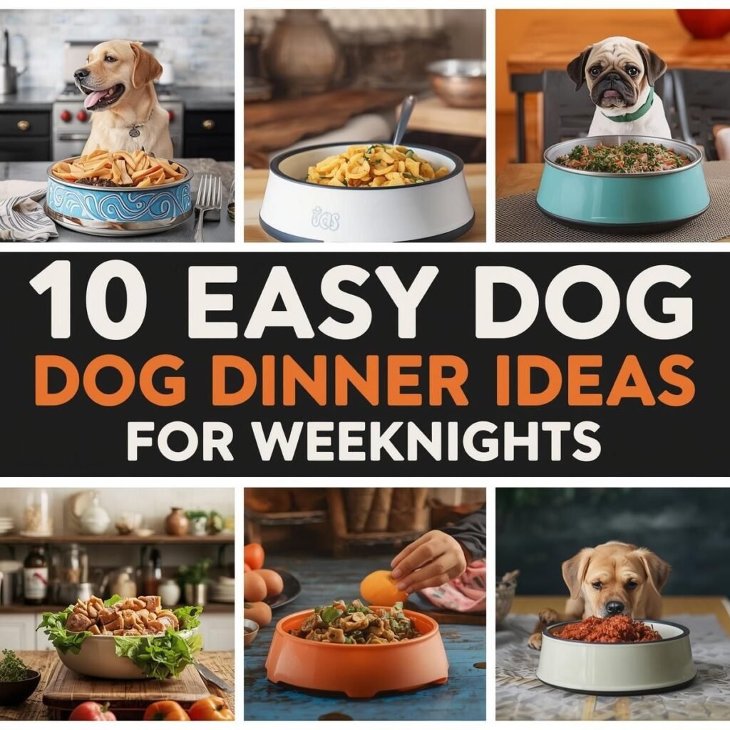 10 Easy Dog Dinner Ideas for Weeknights (Simple, Healthy & Stress-Free)
