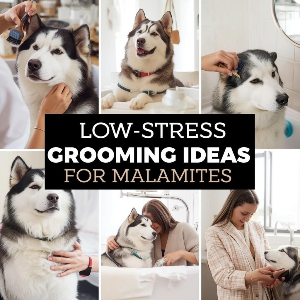 Low-Stress Grooming Ideas for Malamutes