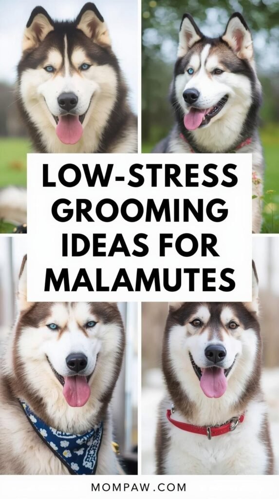 Low-Stress Grooming Ideas for Malamutes