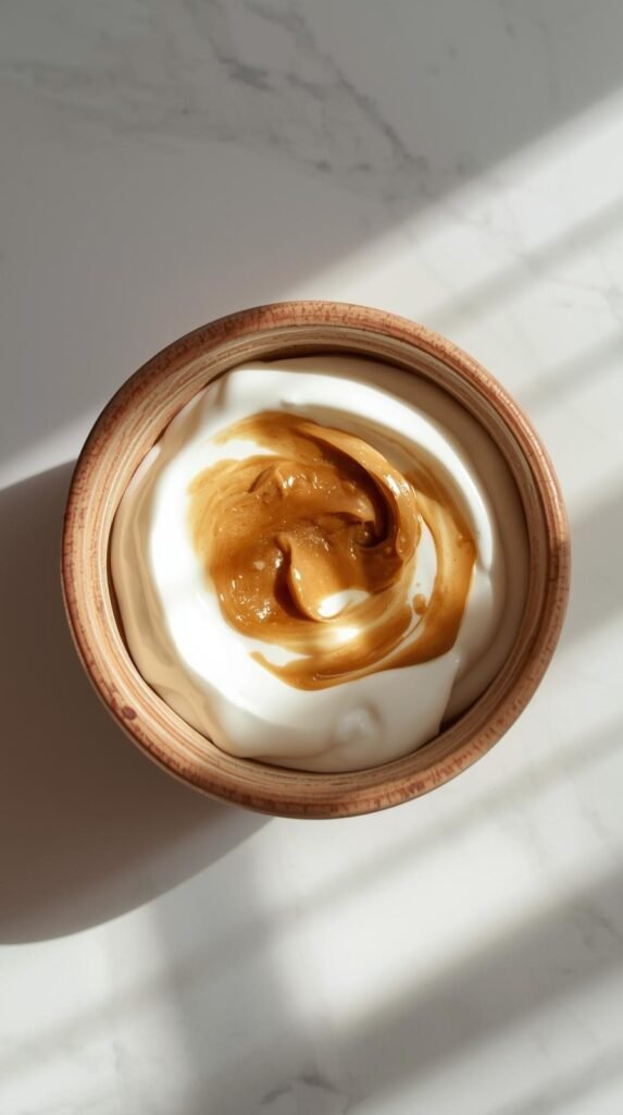 Greek Yogurt & Peanut Butter Protein Treat Bowl