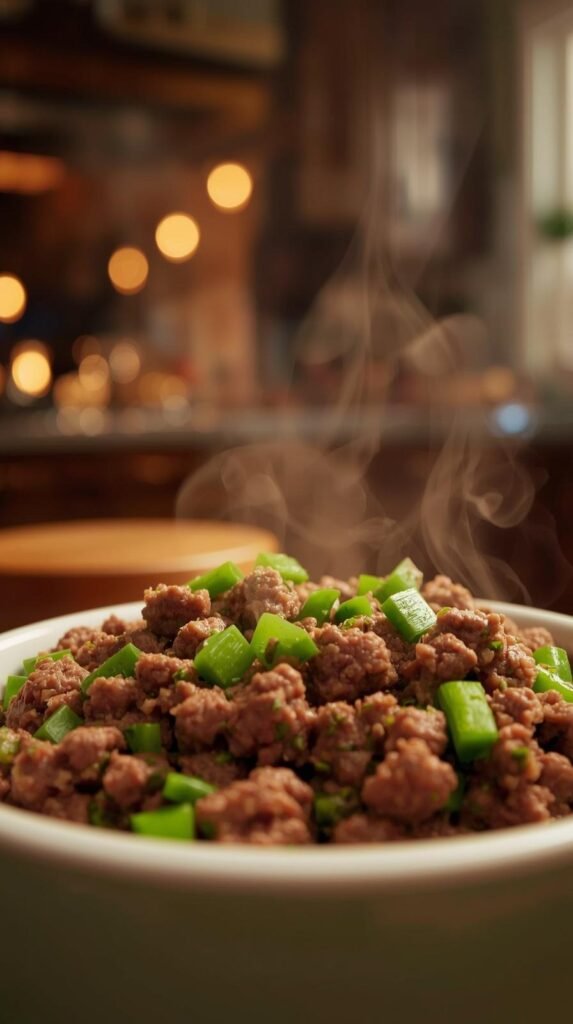 Beef & Green Bean Muscle Bowl