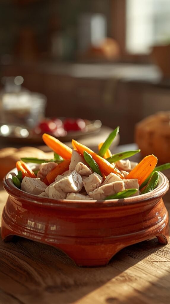 Turkey & Steamed Veggie Mix