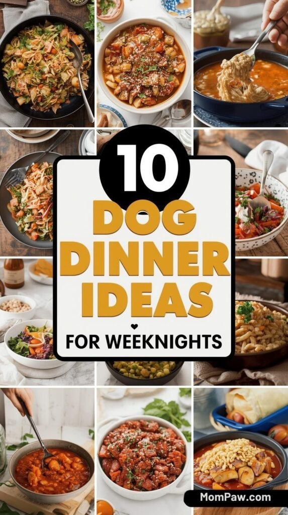 10 Easy Dog Dinner Ideas for Weeknights (Simple, Healthy & Stress-Free)
