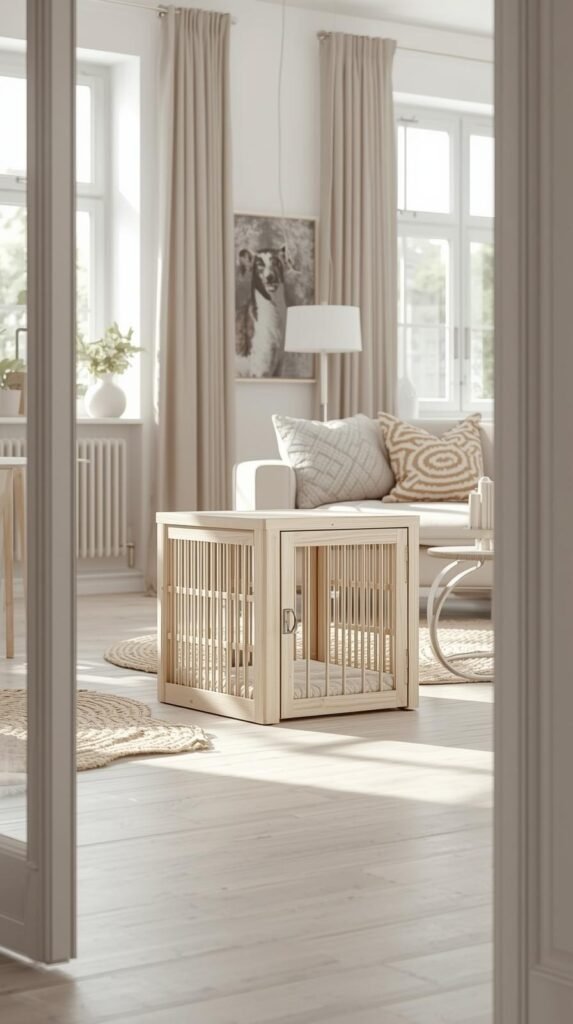 Scandinavian Minimalist Dog Crates
