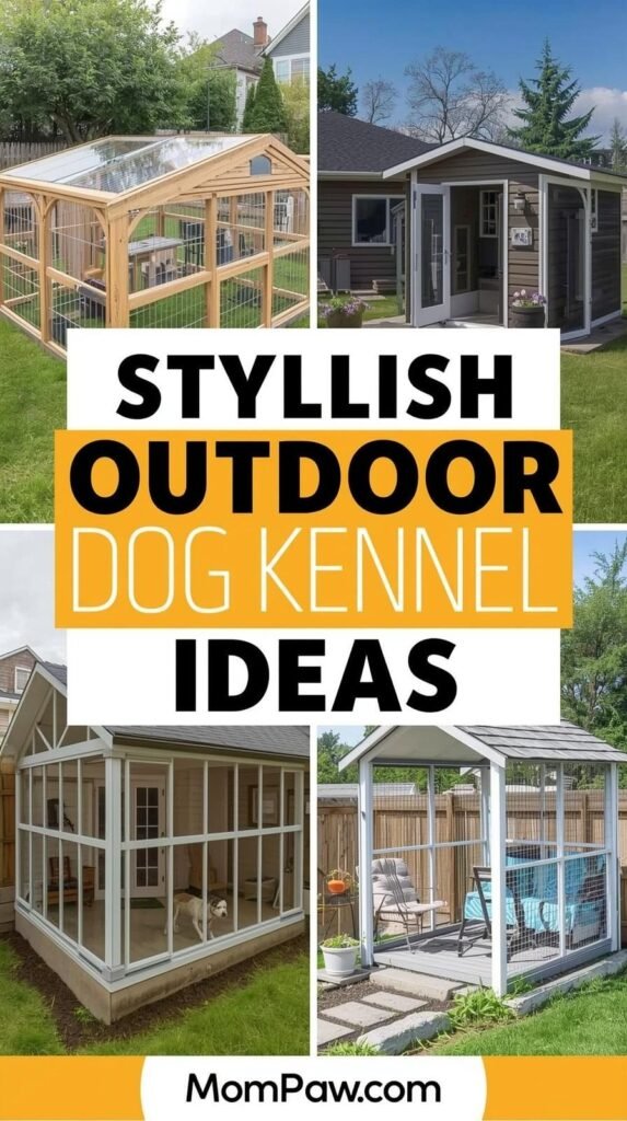 Stylish Outdoor Dog Kennel Ideas for Backyards
