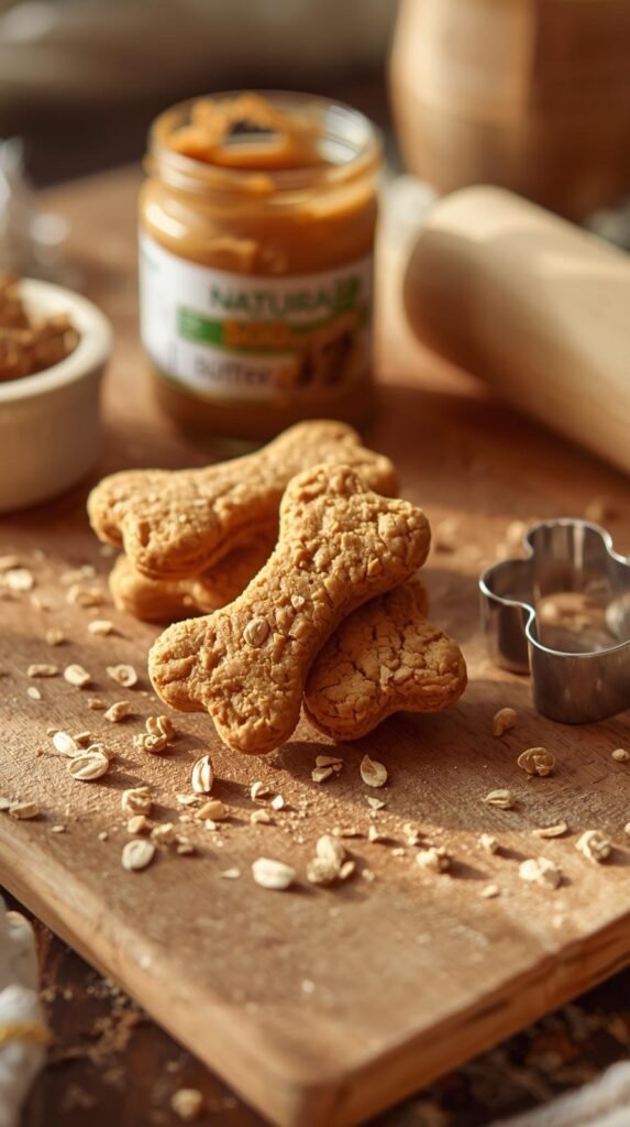 Peanut Butter Oat Biscuits