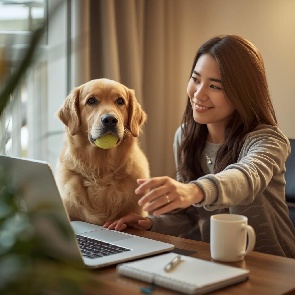 How to Keep Your Dog Entertained While Working from Home